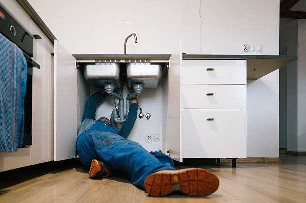 Professional Drain Cleaning technician working in Courtland, VA